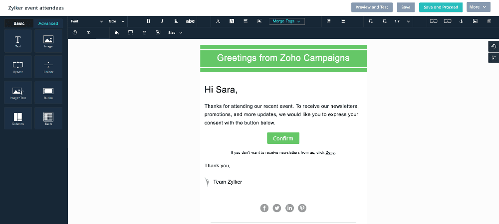 Zoho Mail ve Zoho Campaigns GDPR ve KVKK'ya Uyum Sağlamanız İçin Hazır! 